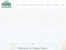 Tablet Screenshot of caliperfarms.com